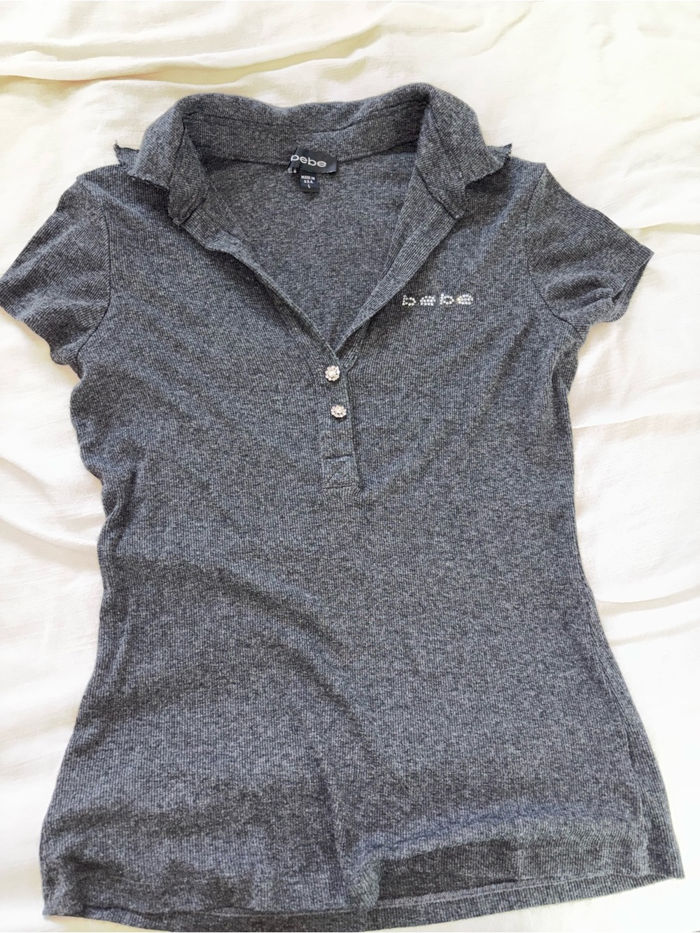 Vintage y2k bebe polo